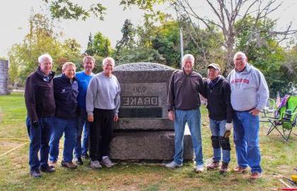 Jim Goode ( Ohio Wesleyan), Ron Whitehill (’70 Ashland University), John Heiser (BGSU and ’66 Ashland University), Dave Gray (’70 Ashland University), Justin Marotta (’72 Ashland University), Tony Magistro (’70 Ashland University), Eric Behnke (Oklahoma State).